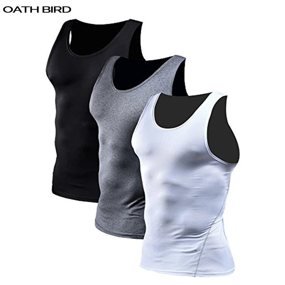 Custom Logo Label Mens Gym Tank Top Polyester Spandex Muscle Sleeveless Running Stringer Fitness Singlet Sports Workout Vest