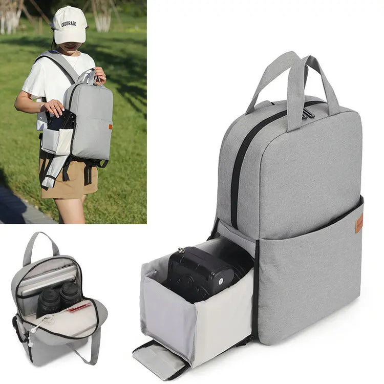 Custom Travel Waterproof  Pack Messenger Backpack Laptop Gear Camcorder Dslr Camera & Video Bags for Photography Men Women