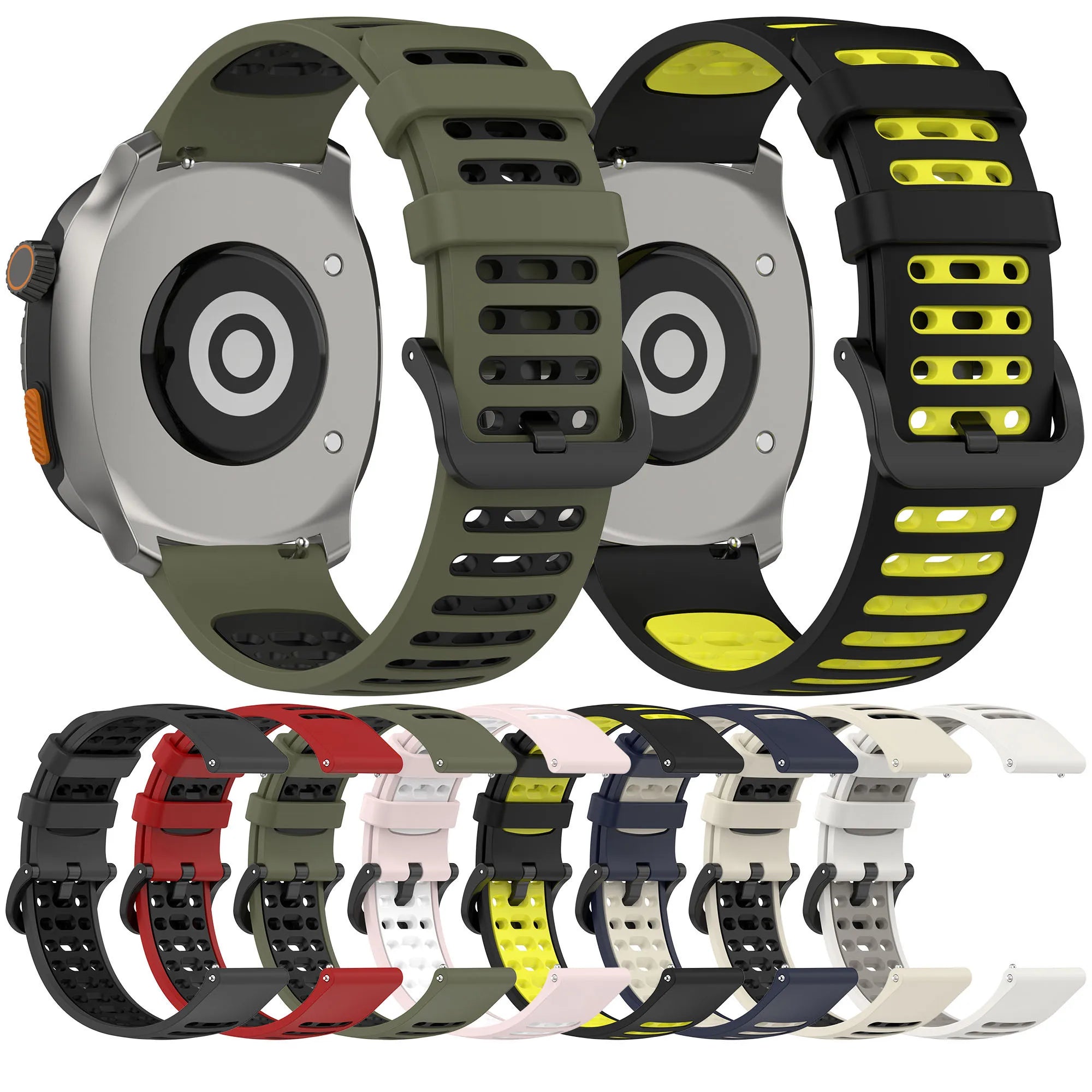 ShanHai 22mm Silicone Universal Strap for for Xiaomi Watch S4 S3 S2 S1 Band for Keep Watch Pilot 1 Watchband