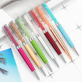 Hot Sale Crystal Diamond Ballpoint Pens | Custom Logo Metal Twist Pens in Colorful Design