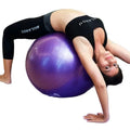PVC Custom Mini Yoga Exercise Ball Fitness Gym Pilates Yoga Ball 25cm 55cm 65cm 75cm With Pump logo