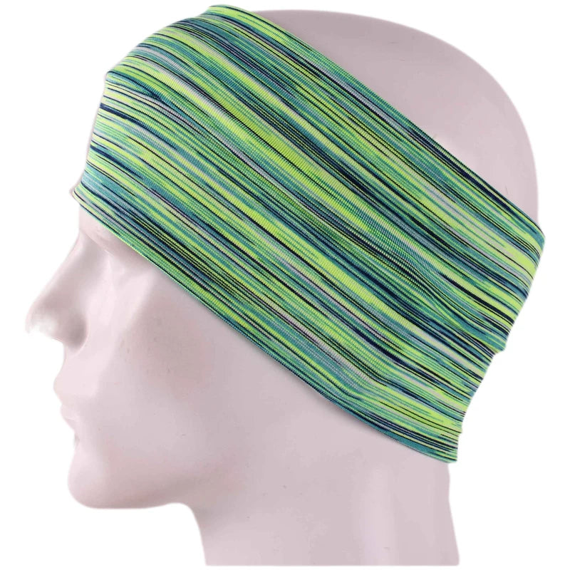 Elastic Quick Dry Sports Headband Bandana Soft Outdoor Sports Running Yoga Workout Athletic Sweatband GECKO MASTER
