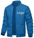 Wholesale Custom Men's Fashion Sport Jacket Stand Collar Waterproof Bomber with Logo for Winter