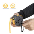 Portable Retractable Clothesline for Travel Windproof Elastic Laundry Line With Adjustable Hooks for Camping Outdoor Use