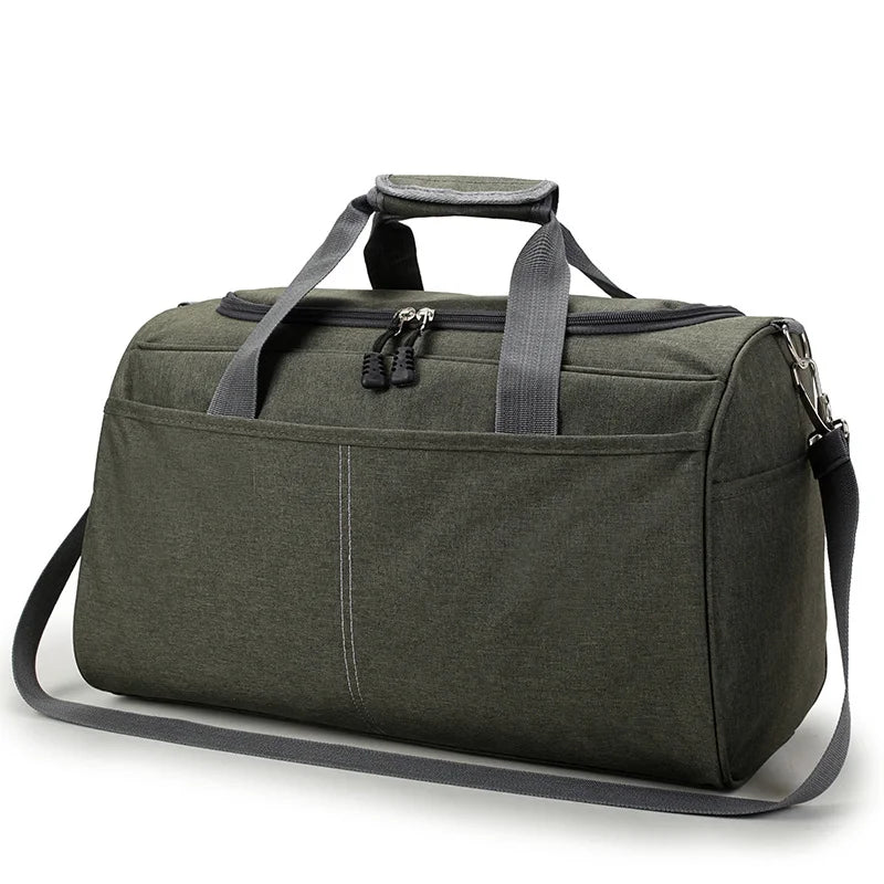 Factory Wholesale Outdoor Oxford Nylon Zipper Closure Unisex Gym Duffel Bag Custom New Design Fashionable Travel