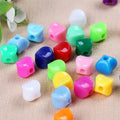 Factory Wholesale AA Grade Acrylic Plastic Beads Opaque Quadrangular 10mm Acrylic Beads