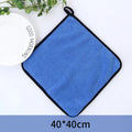 Ready to Ship Thick Coral Fleece 40x40cm Super Absorbent 500gsm Car Cleaning Cloth Towels Car Wash Towel