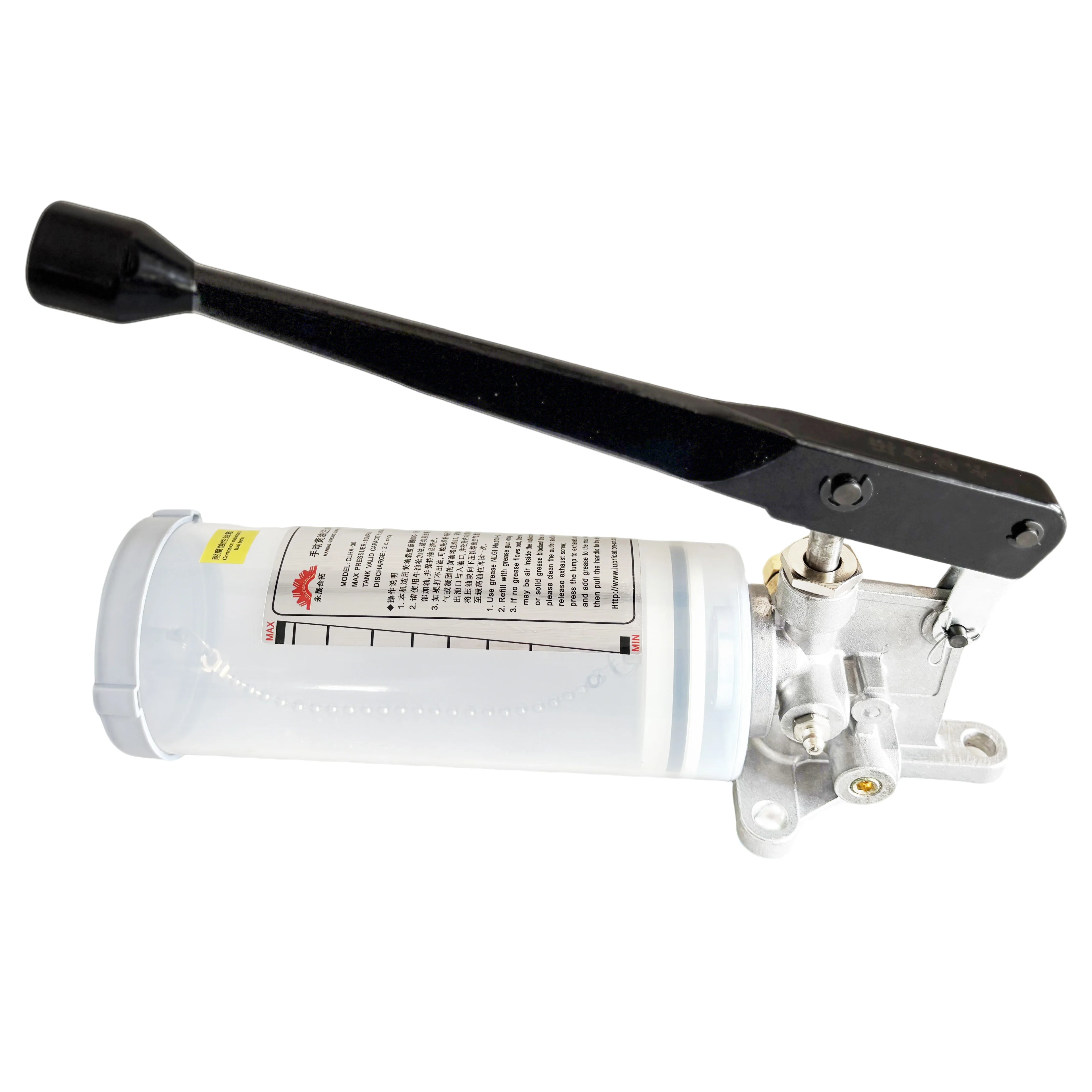 YGL-T08 Volumetric Grease Manual Lubrication Pump 800cc Oil and Grease Pressure Filling Pump With Hand Press