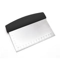 DIY Baking Supplies Stainless Steel Bread Separator Flour Pizza Dough Scraper Divider Cutter with Scale Kitchen Accessories