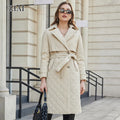 Fashion Puffer Coat Wholesale Top Quality Quilted Trench Coat Long Sleeve Women Padded Coat Winter Clothes for Women