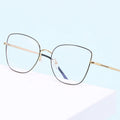 XH91229 Unisex Optical 1pc Metal Squared Copper Blue Light Blocking Vivid Color Fashionable Decoration for Men Women Eyeglasses