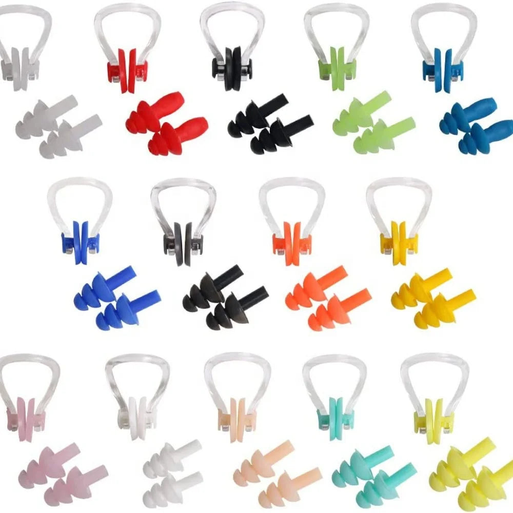 Swimming Ear Plugs Swim Nose Clip for Adults Kids Protect Your Nose and Ears in Water