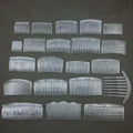 Wholesale Hot Selling Plastic Teeth Tortoise Side Hair Comb Hair Accessories for Fine Hair (Transparent)