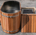Ice Bath Tub With Stainless Steel Inner Cold Plunge Tub Chiller With Smart Control Panel