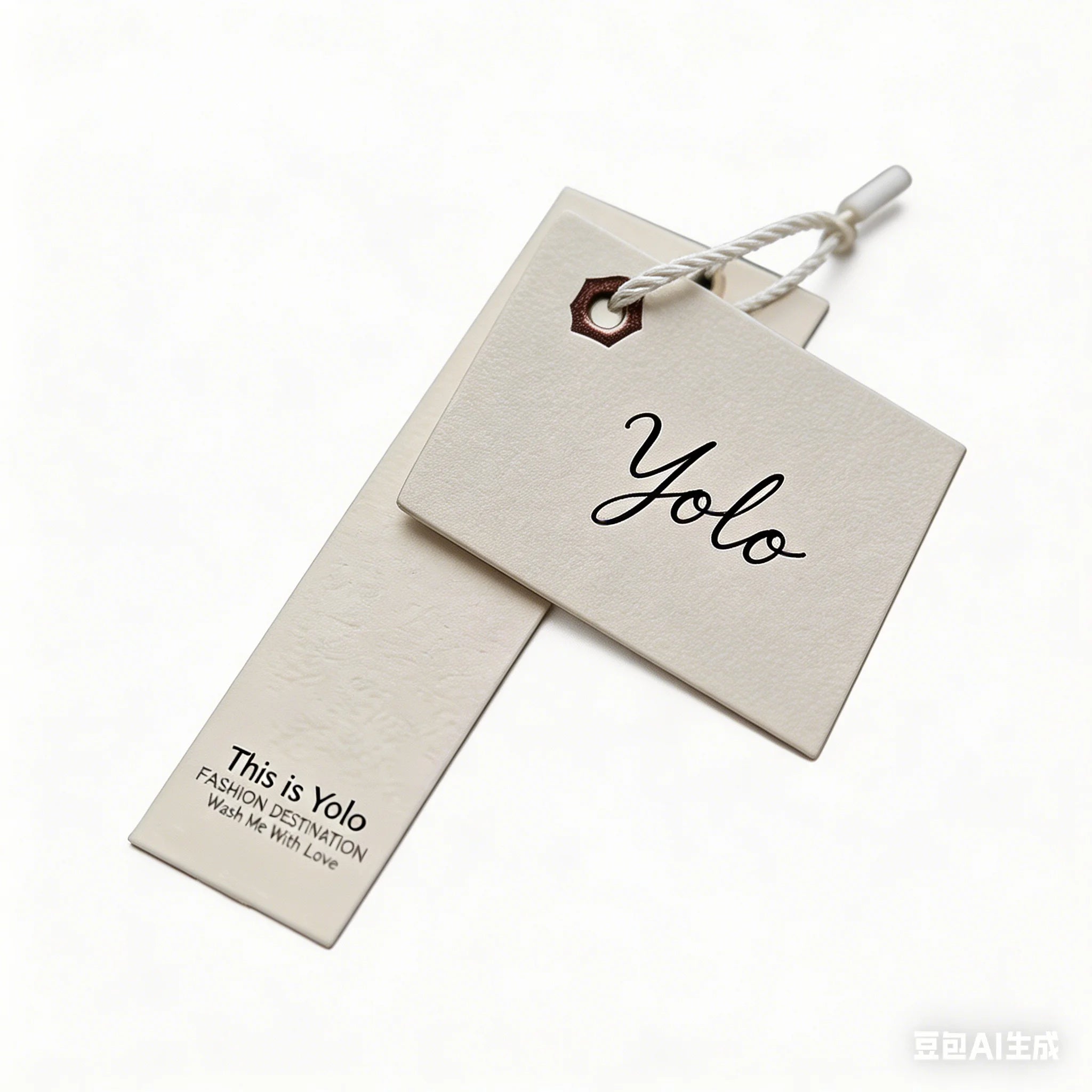 Eco-Friendly Recylce Custom Own Brand Embossed Logo Custom Clothing Tags Paper Hang Tag Swing Labels for Clothing Accessories