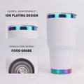 30oz Stainless Steel Tumblers Insulated Coffee Cup Vacuum Thermos Water Bottle Gym Outdoors Sports Mug