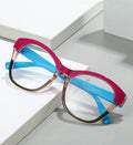 New Arrival Women Anti Blue Light Custom Eyeglass Frames Cat Eye Glasses Vintage Eyeglass Frames