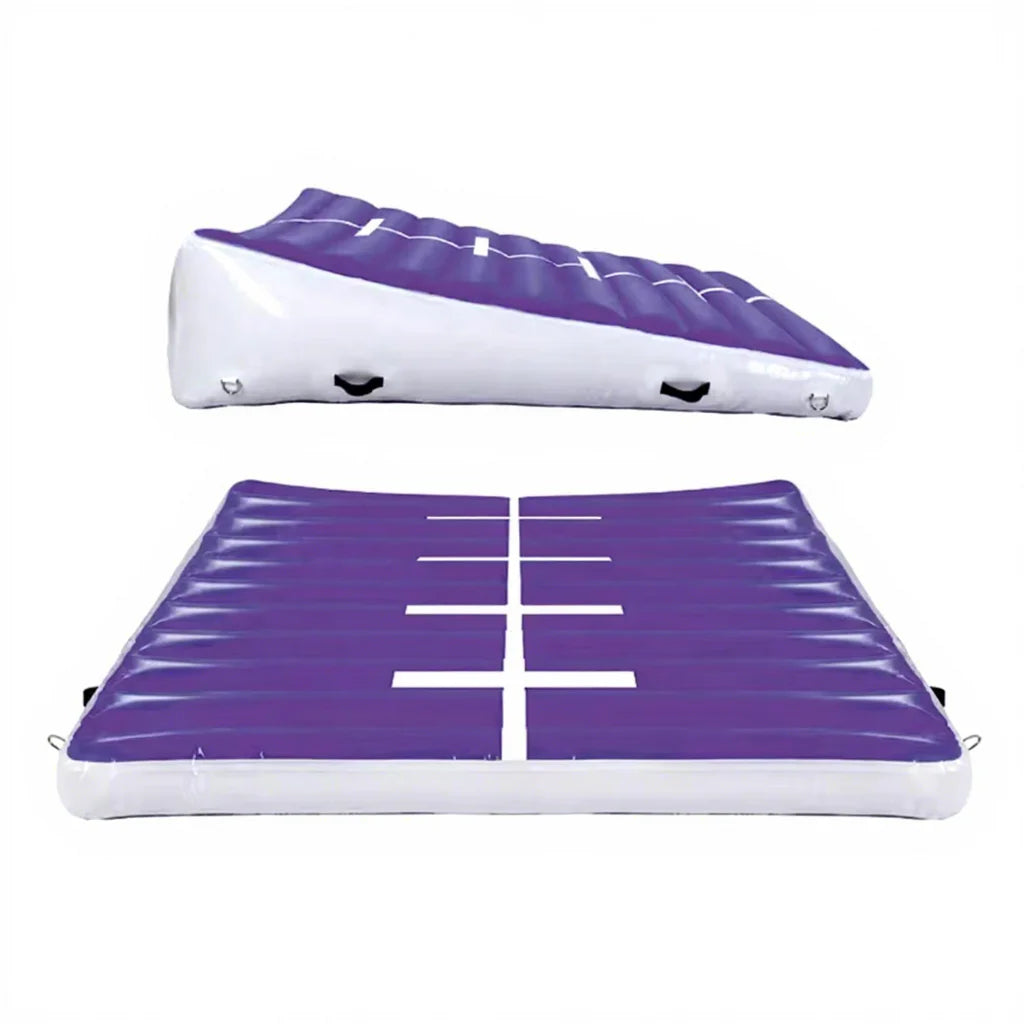 Gymnastics Equipment Inflatable Triangle Tumbling Gymnastics Mat Incline Wedge Air Ramp for Sale