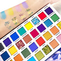 Wholesale Cosmetics 32 Color Snowflake Sequins Glitter Eyeshadow Shimmer Matte Eye Shadow Palette