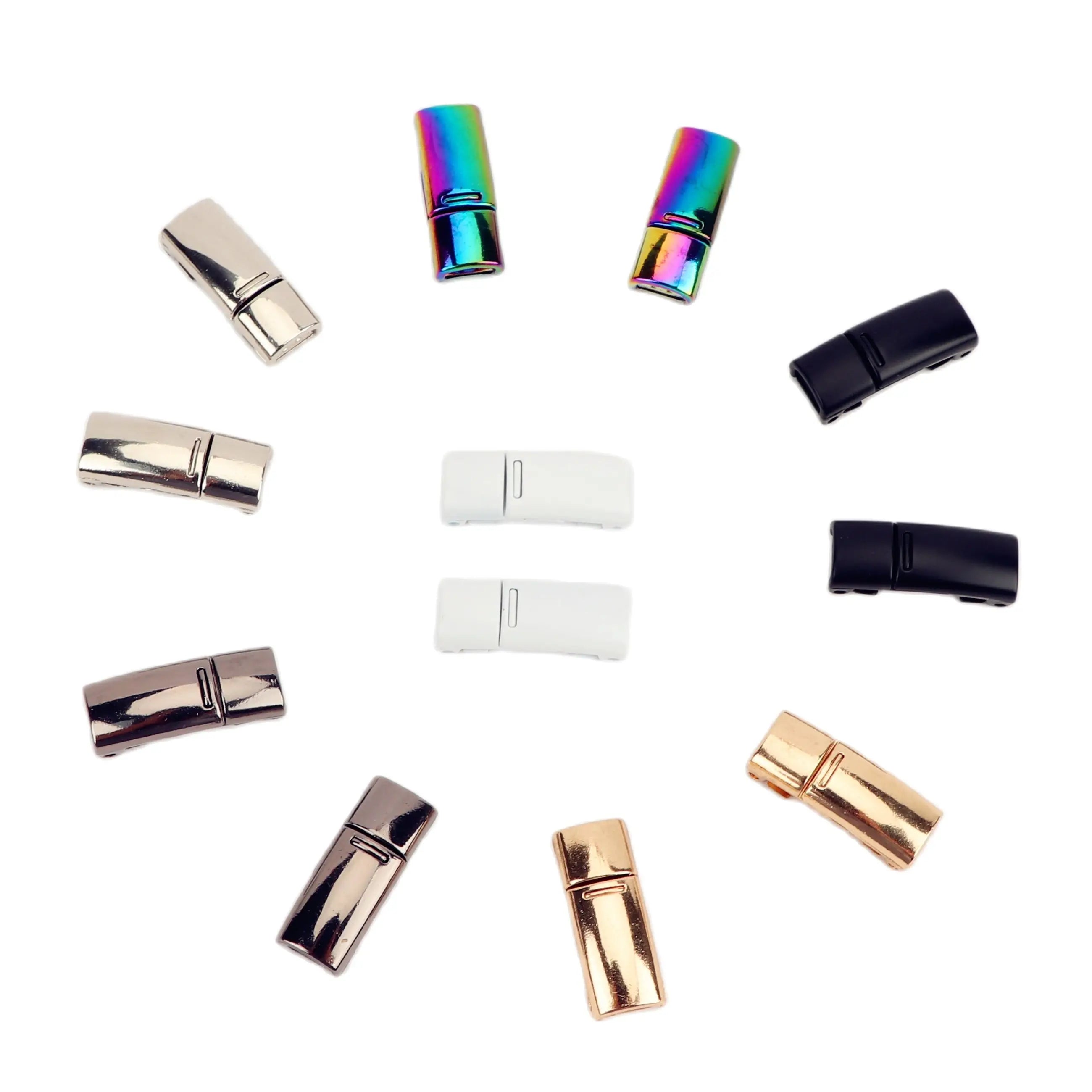 New 1/Pair Magnetic Metal Shoelace Buckles DIY Sneaker Kits with Lace Locks Shoe Decorations Accessories