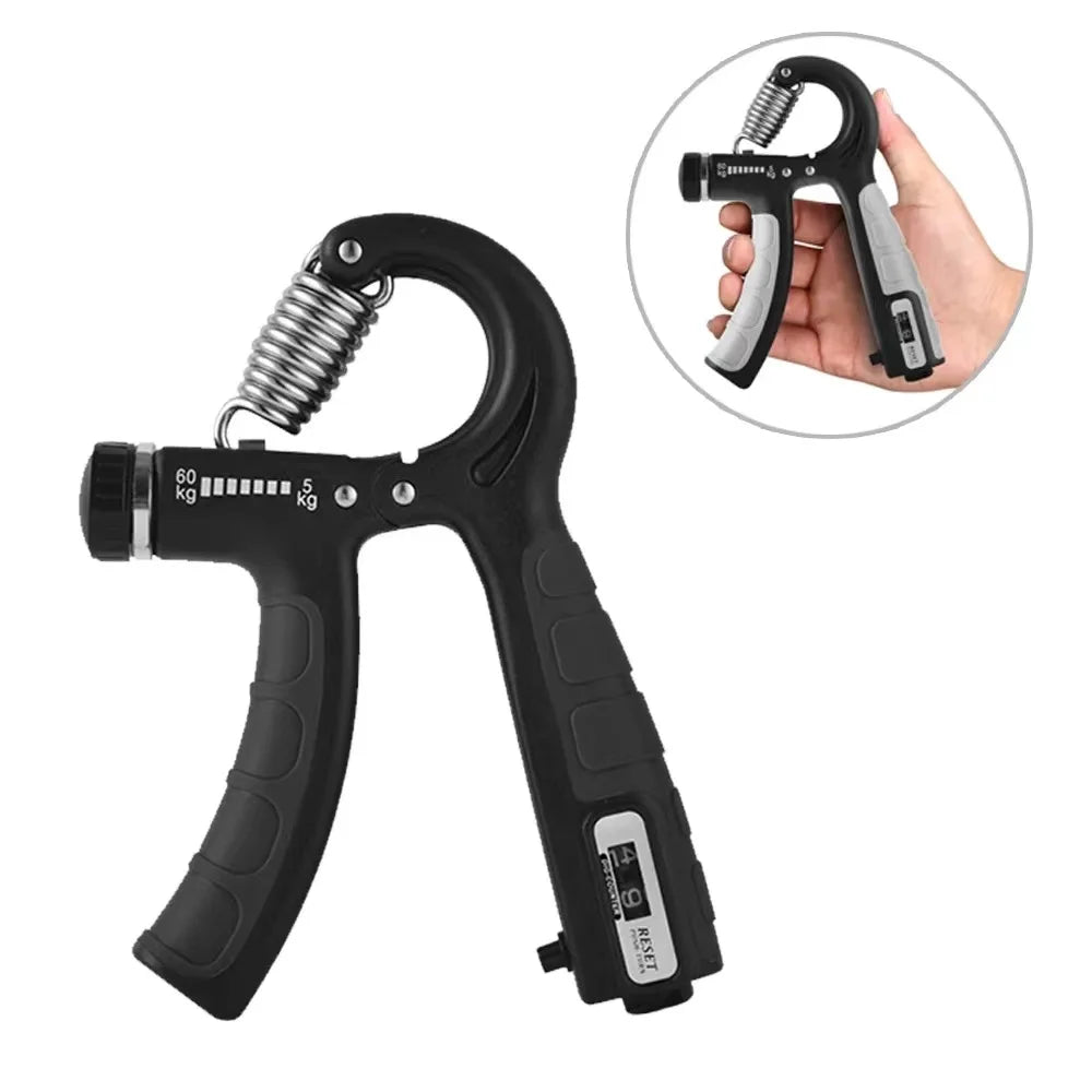 CW HGP002 Adjustable Countable Hand Grip Strengthener with Counter Resistance 5-60KG Strength Trainer