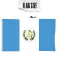 3x5FT Polyester Cheap Price Guatemala Country Flag and National Flag With Two Grommets