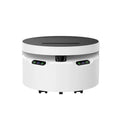 Newest Design Stable Autonomous 4Wd Mobile Agv Robot  Round Base Restaurant Warehouse Delivery Wheel Chassis Platform