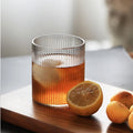 Japanese Style  Vertical Stripes Heat-resistant Glass Water Cup Beer Mug  Glass Coffee Cup