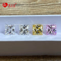 Excellent 5a square Shape Zircon Stone Simulated Diamond Color Princess Cut Loose Synthetic Cz Stones