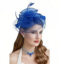 Euro American Retro Mesh Bridal Hat Headdress for Tea Party Annual Meeting Gathering Dinner Hair Band Accessories