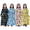 Muslim Clothing Islamic Girl Dress Kids Thobe Floral Arab Turkey Ramadan Kaftan Robe Dubai Elbise Caftan Marocain Ethnic Clothes
