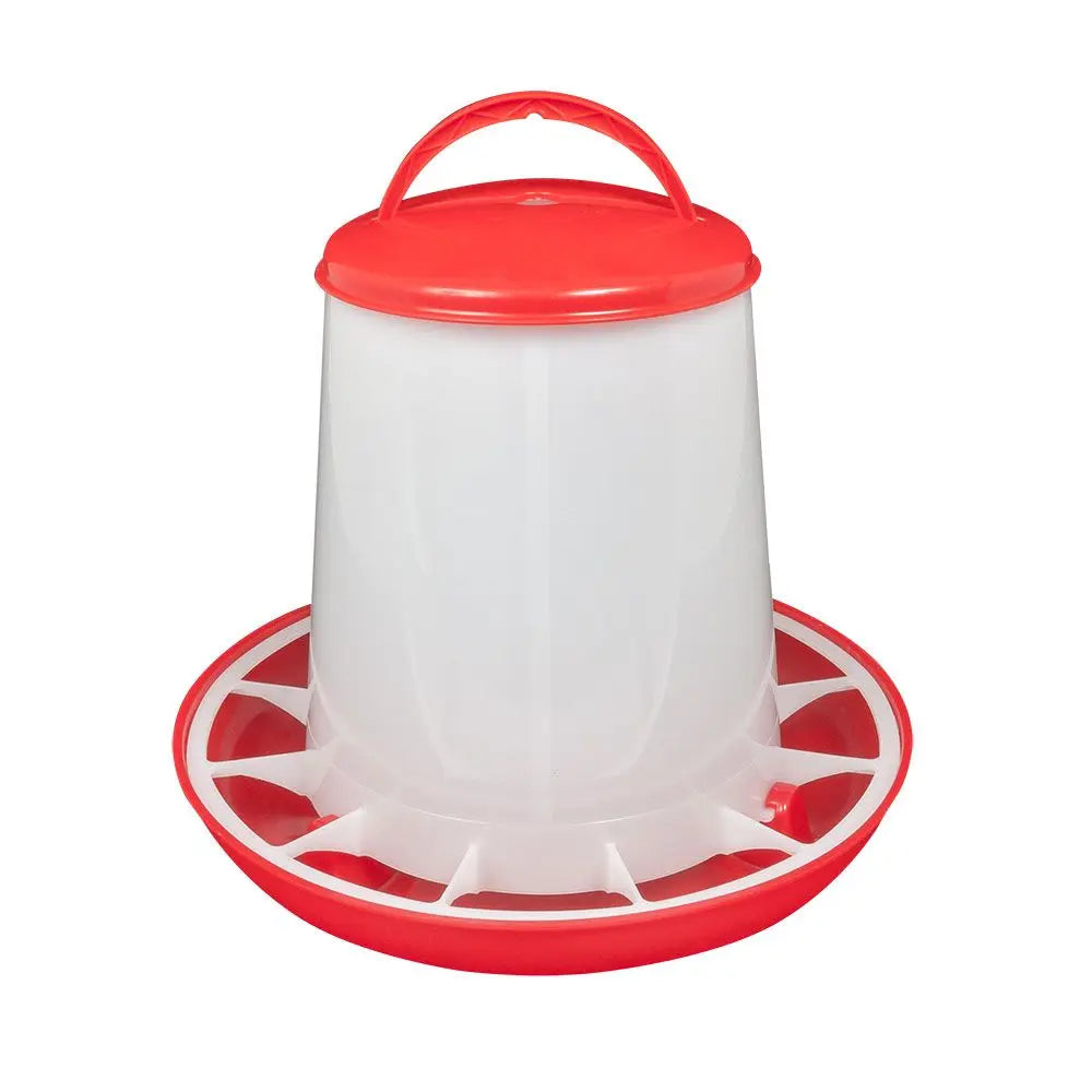 Wholesale High Rigidity Automatic Chicken Feeder Red White 1.5kg 3kg 6kg 9kg 12kg Portable Plastic New Condition