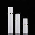 Mini High Quality Luxury Plastic Airless Pump Dispenser Gold Line Vacuum Serum Lotion Bottle for Wig Use