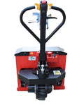 Shelf Factory Commonly Used Convenient Labor-saving Moving Goods Yellow Red Belt Called Manual Electric Forklift