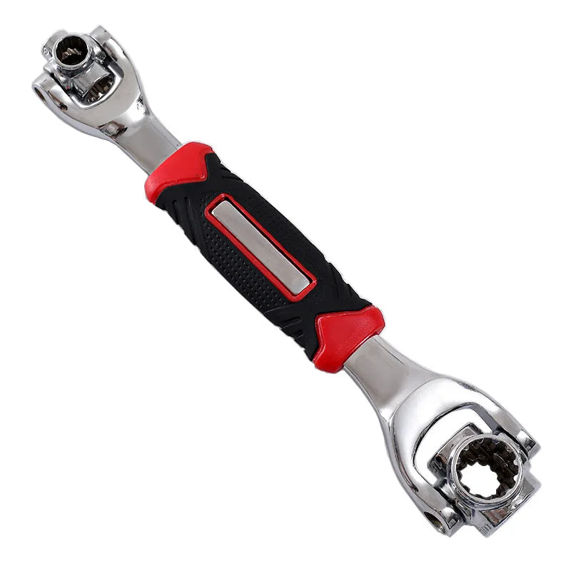 Universal 360 Degree 48 in 1 Tools Socket Steel Tiger Wrench with Spline Bolts Torx 6-Point Furniture Car Repair Hand Tools