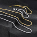 Dainty Luxury Zirconia Chain Chocker Necklace White Cz Insert 925 Silver Twisted Chain Chocker Necklace 18K Gold Plated