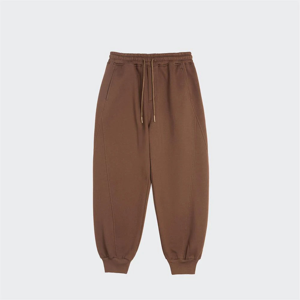 Wholesale Oversized Heavy Thick Sweat Pants Men Custom 100% Cotton Mens Sweatpants