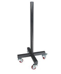 Fitness Equipment Removable Weight Plate Tree Barbell Holder Stand With Wheels