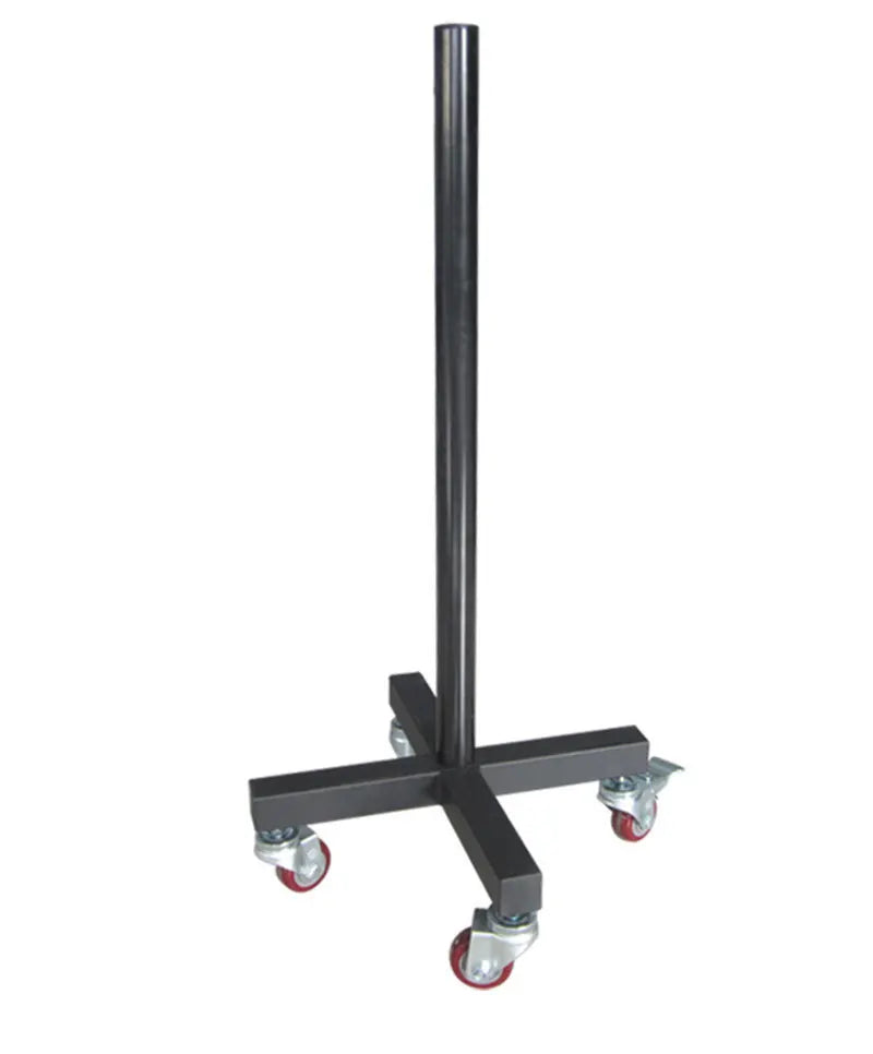 Fitness Equipment Removable Weight Plate Tree Barbell Holder Stand With Wheels