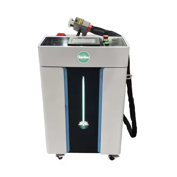 High Power 500W Fiber Laser Pulse Cleaning Machine Removes Paint Rust Coat Wood Effective Rust Removal Stainless Steel Aluminum