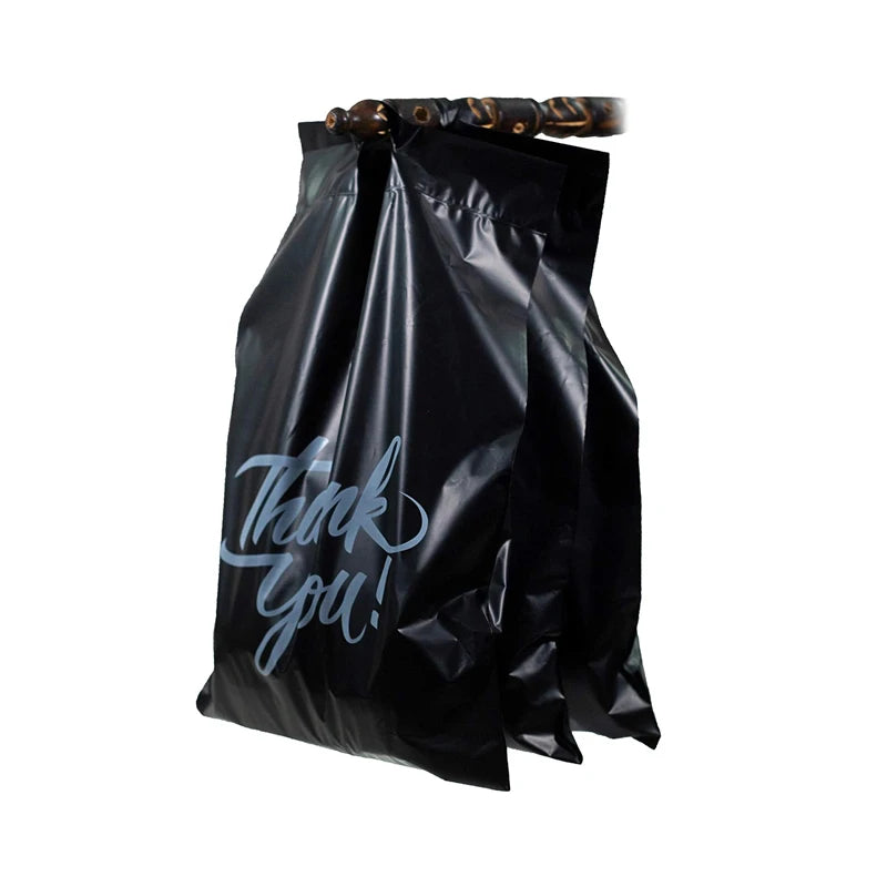 Mailers Thank You Carrier bag Biodegradable T-Shirt Mailer 10X13in Shipping Envelope packaging bag Matte Self Adhesive W/ Handle