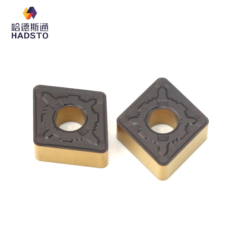 HADSTO CNMG120408 HS8225 CNC Two-Color Coated Blade 120412-GR for Processing Steel Parts Customizable OEM Cutting Tools for
