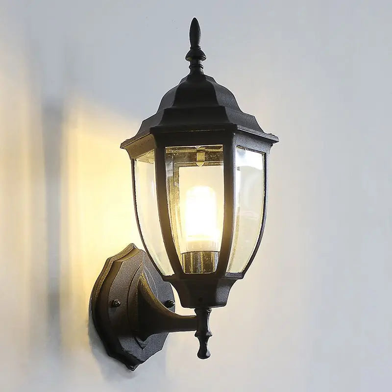 2024 Popular Moden Garden Decorative Waterproof Electric Outdoor Wall Lighting Lantern