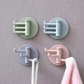 FY Seamlessly Stick Rotating Hook Kitchen Bathroom Wall Hook