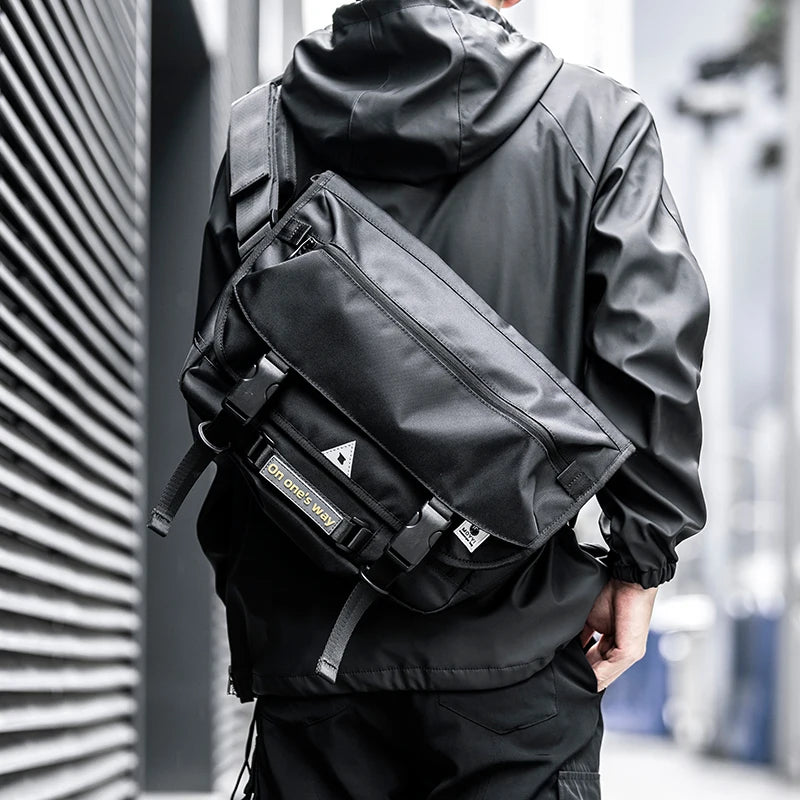 Large Capacity Shoulder Bags for Men Laptop Cycling Bag for Work Travel Messenger Bags