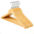 Wholesale Import Factory Manufacturer Retail Shirt Coat Jacket Clothing Custom Wood Hanger with logo