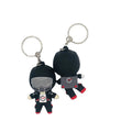 Soft Rubber Keychain Pvc Plastic Keychain Accessories Pendant