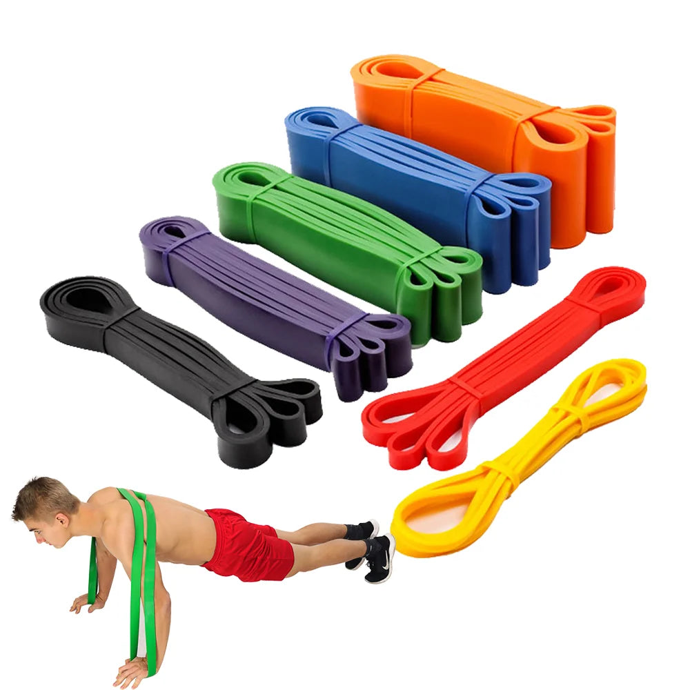 Home Gym Equipment Latex Assist Powerlifting Pull up Belt Power Band Customized Strength Training Natural Latex Accept OEM