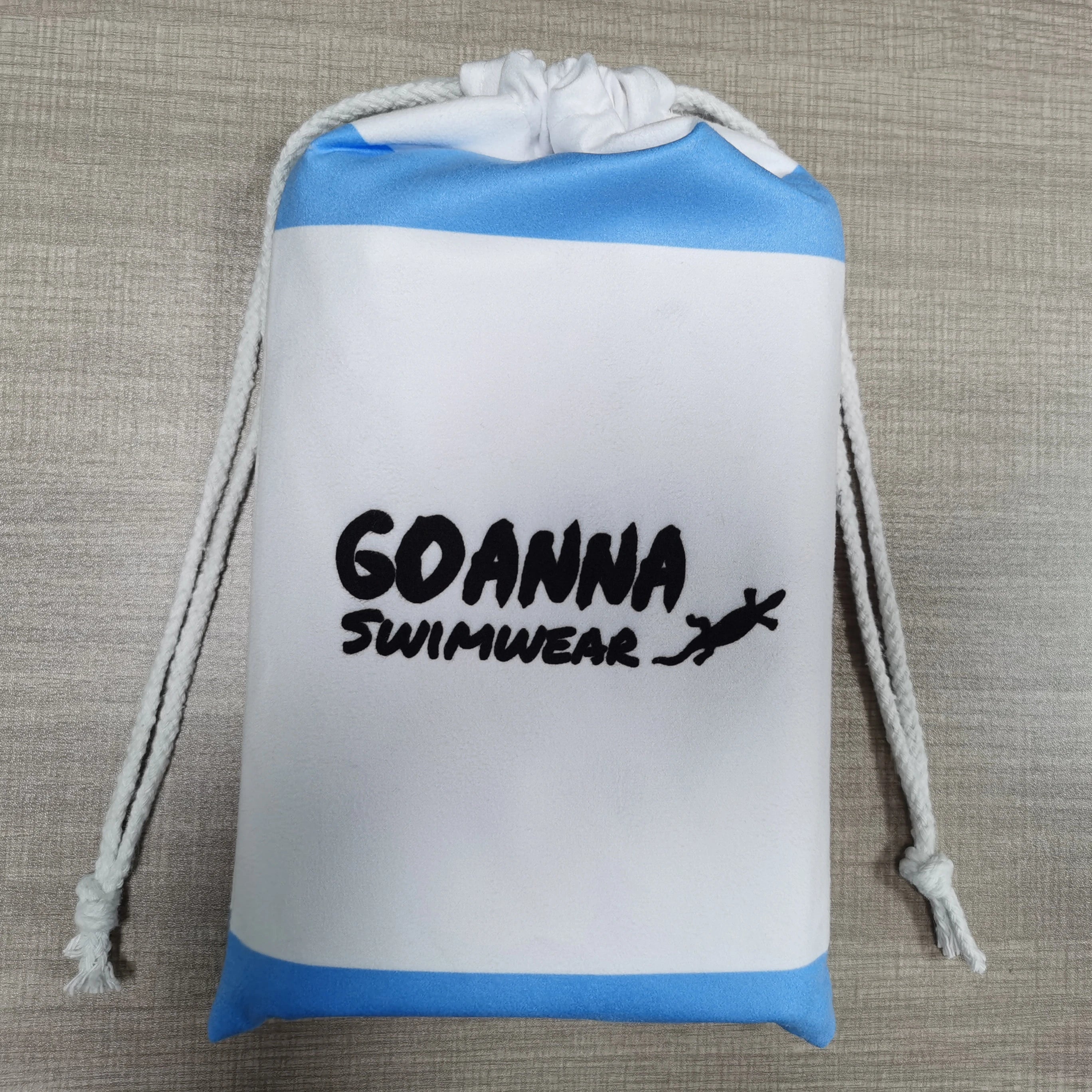 Digital Printing Custom Logo Microfiber Suede Sand Free Quick Dry Beach Towel with Bag