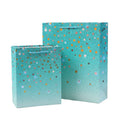 Luxury Perfume & Boutique Jewelry Cosmetics Paper Bags New Design Fashion Blue Shopping Bags Art Paper for Craft Use